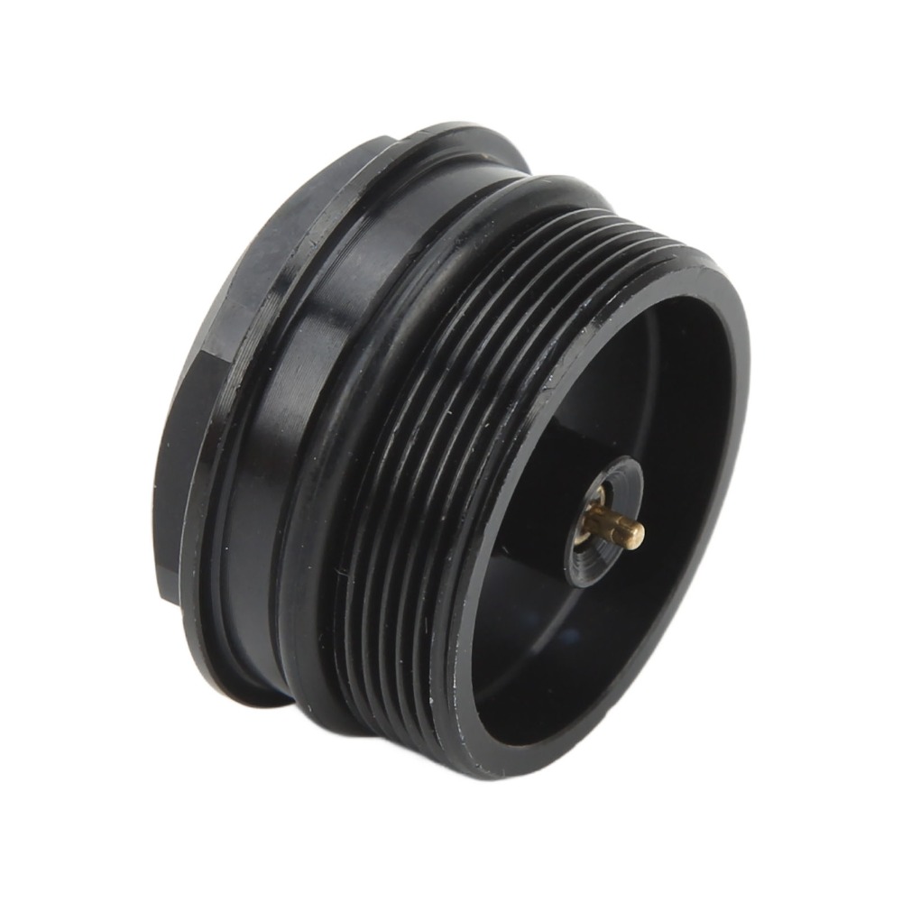 Durable Aluminum Alloy Bike Front Fork Valve Nut 31×P1.0mm Thread Black Bicycle Front Fork Valve Nut Easy Installation Bicycle Air Fork Cap for 32mm/34mm Inner Tube Front Fork Bike Repair