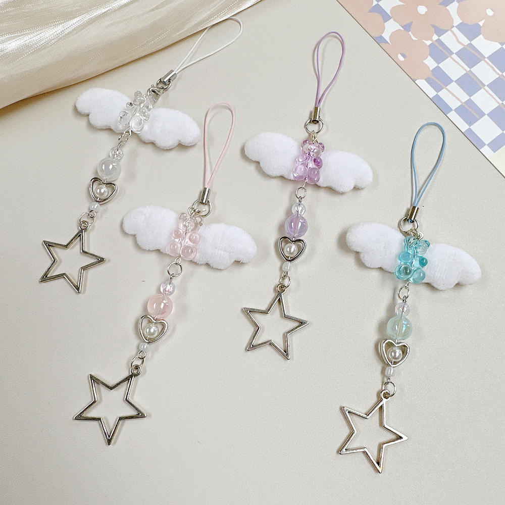 Decorative Bag Charm Sweet Angel Charm Trendy Cute Decorative Accessory for Party Favor Gift For Her Accessory