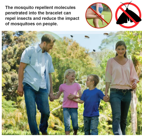 1 Pieces Mosquito Repellent Watch for Kids & Adults - Safe, Natural & Long-Lasting Protection Wristband Outdoor & Travel Focused