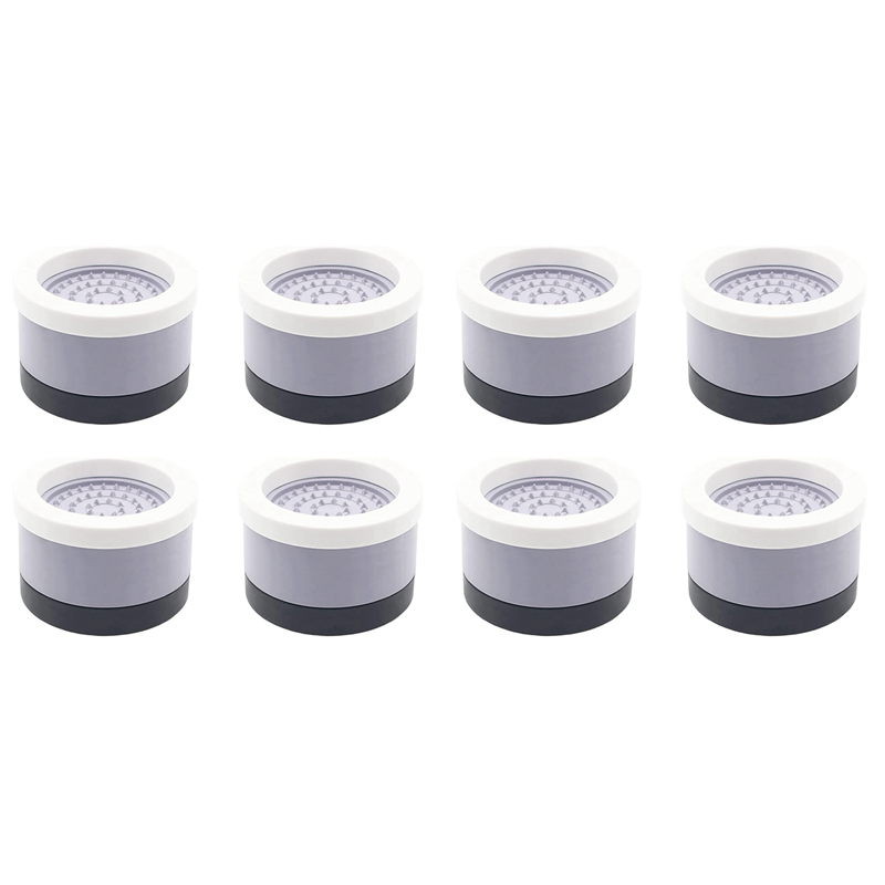 8 Sets Furniture Bed Risers Heavy Duty Round Bed Lifts Risers Adjustable Height,for Table Chairs Couch Cabinet Legs Sofa