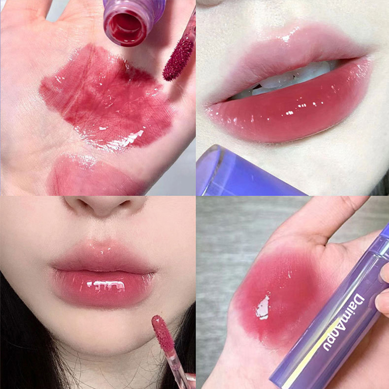 HOT New Trendy Water-glossy Lip Glaze Lasting Waterproof Velvet Matte Lip Lipstick Not Easy To Fade Lip Glaze Lips Makeup Cosmetic