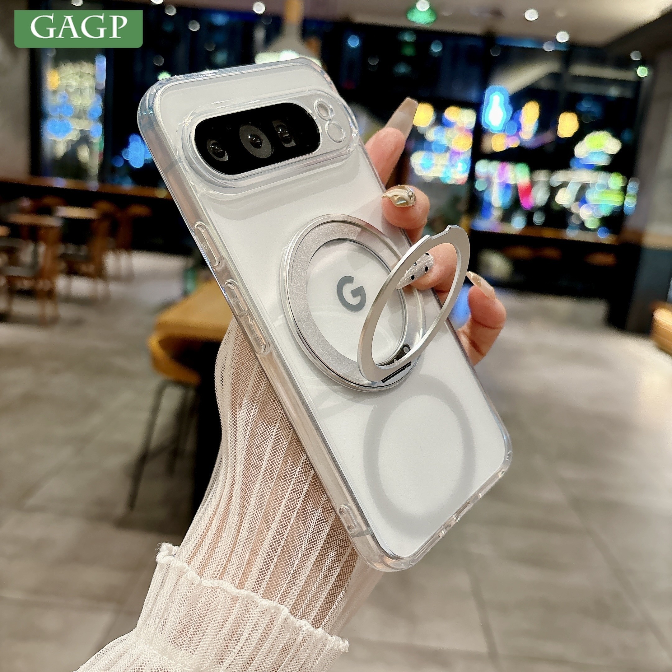 Pixel 10Pro Cover 360° Bracket Magnetic Phone Case For Google Pixel 9 10 ProXL 6 7 8 9 Pro 9A 8A 7A Shockproof Protective Shell