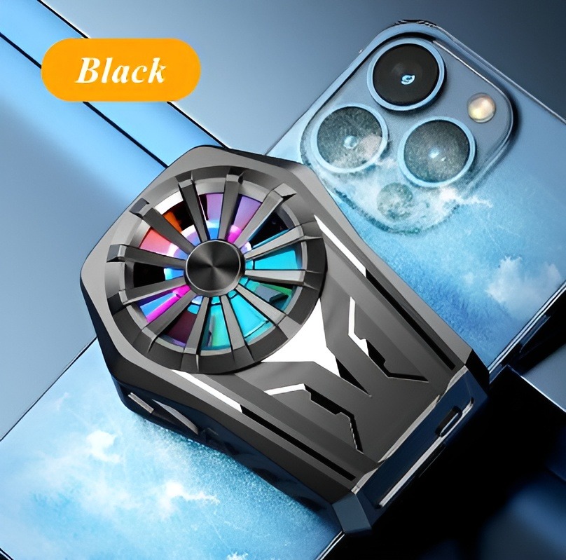 L-08 Universal Mini Mobile Phone Cooling Fan With Backup With Backup
