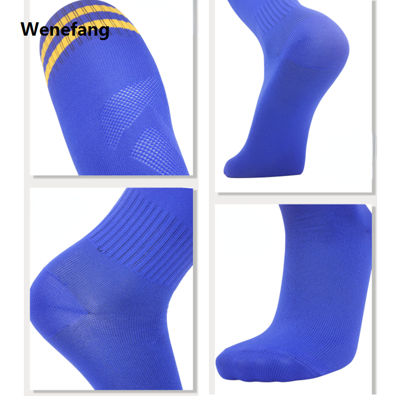 Wenefang Socks Sports 1 Pair Long Knee adults Football Kids Legging Stockings Soccer Baseball Ankle Adults Children Sports Socks summer