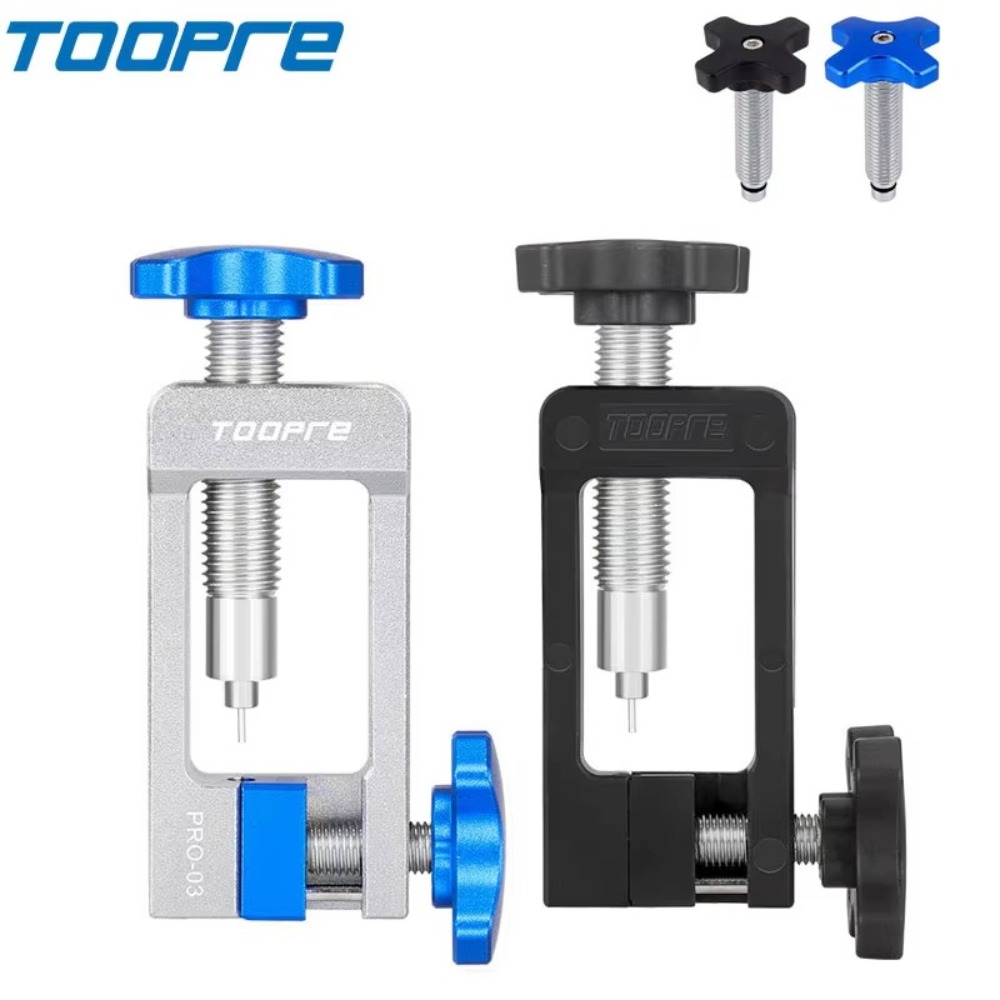 New TOOPRE Bike Disc Brake Oil Needle Tools Multifunction Nylon Metal Oil Needle Insertion Tools T Head Five-line Body Truncation Bicycle Repair Tools