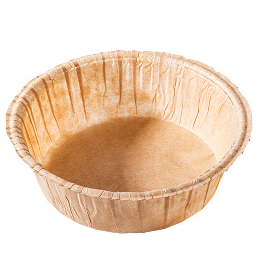 100Pcs Air Fryer Paper Liners Basket Unperforated Round Baking Mat A