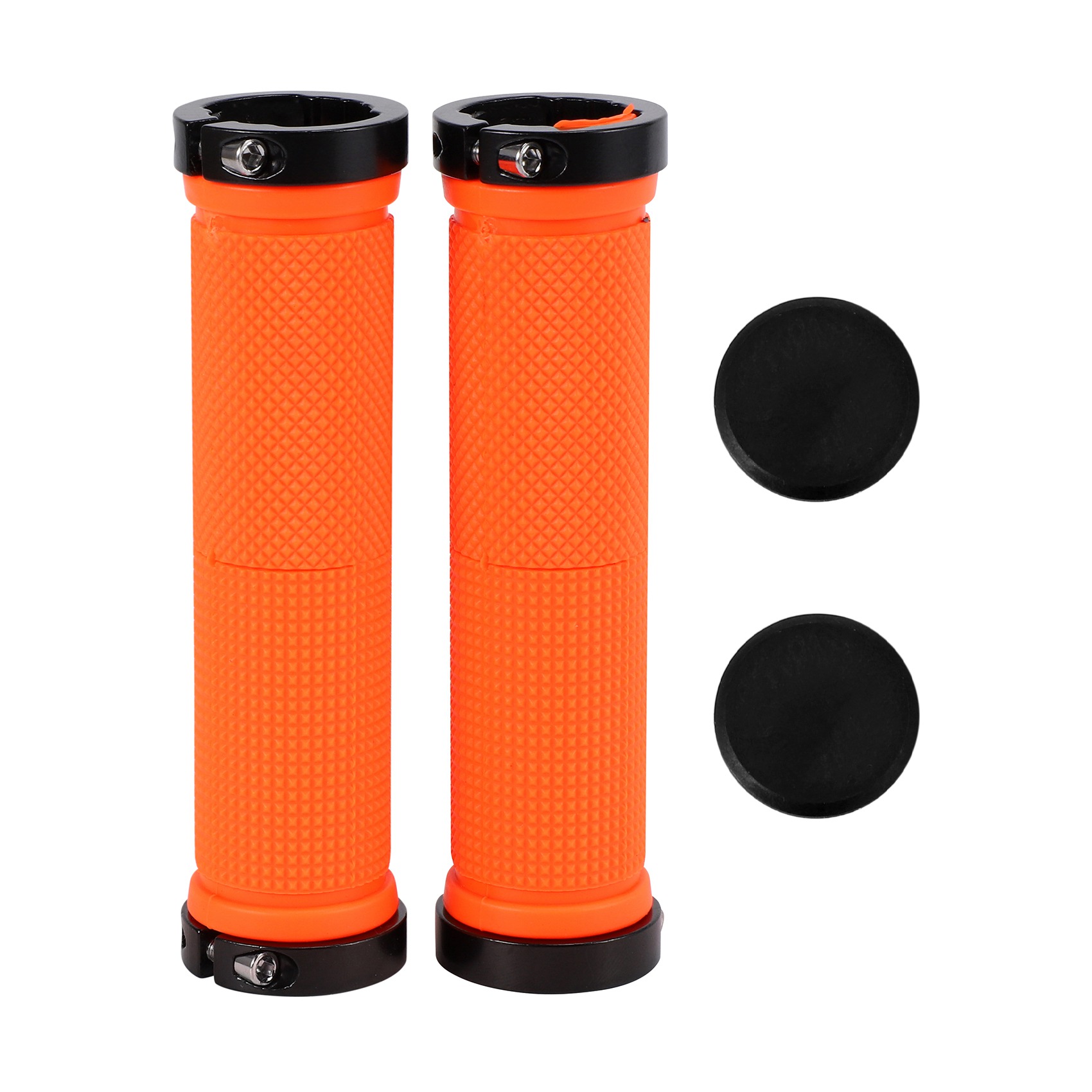 OYPFXMI 1 Pair Bicycle Handle Grip BMX Bike Handlebar Grips Orange