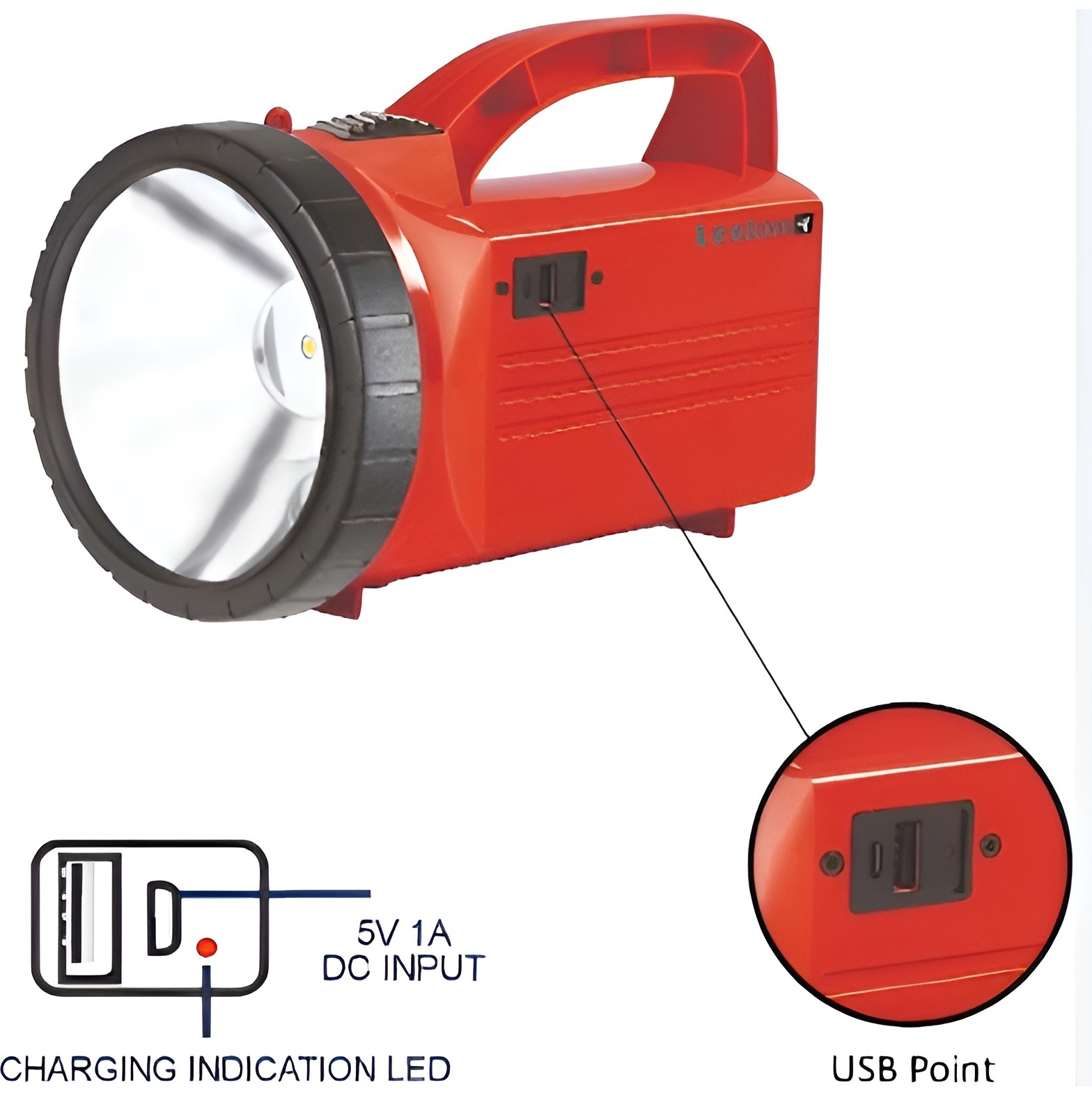 Kohinoor Rechargeable Led Search Light