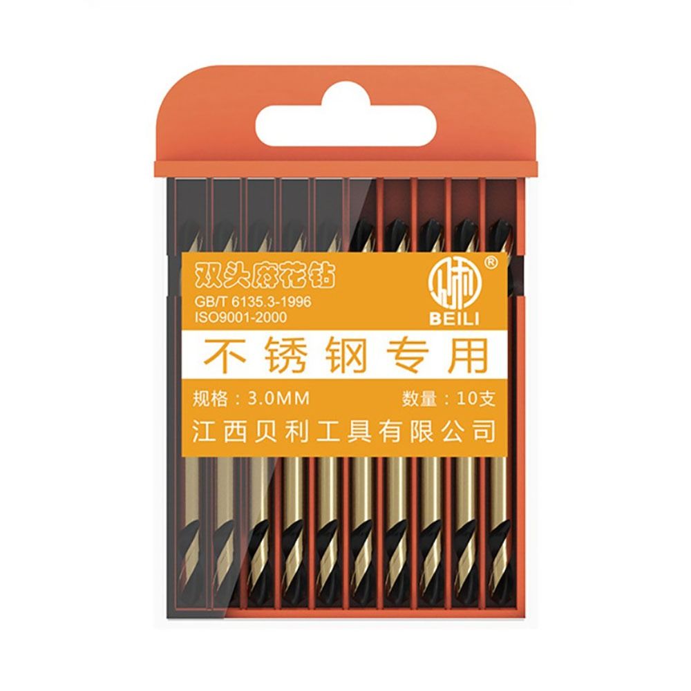 M35 Round Handle Cobalt Coated Metal Hole Cutter Tools Drills Punch Tools Drilling Tools Twist Drill Bit Double Head