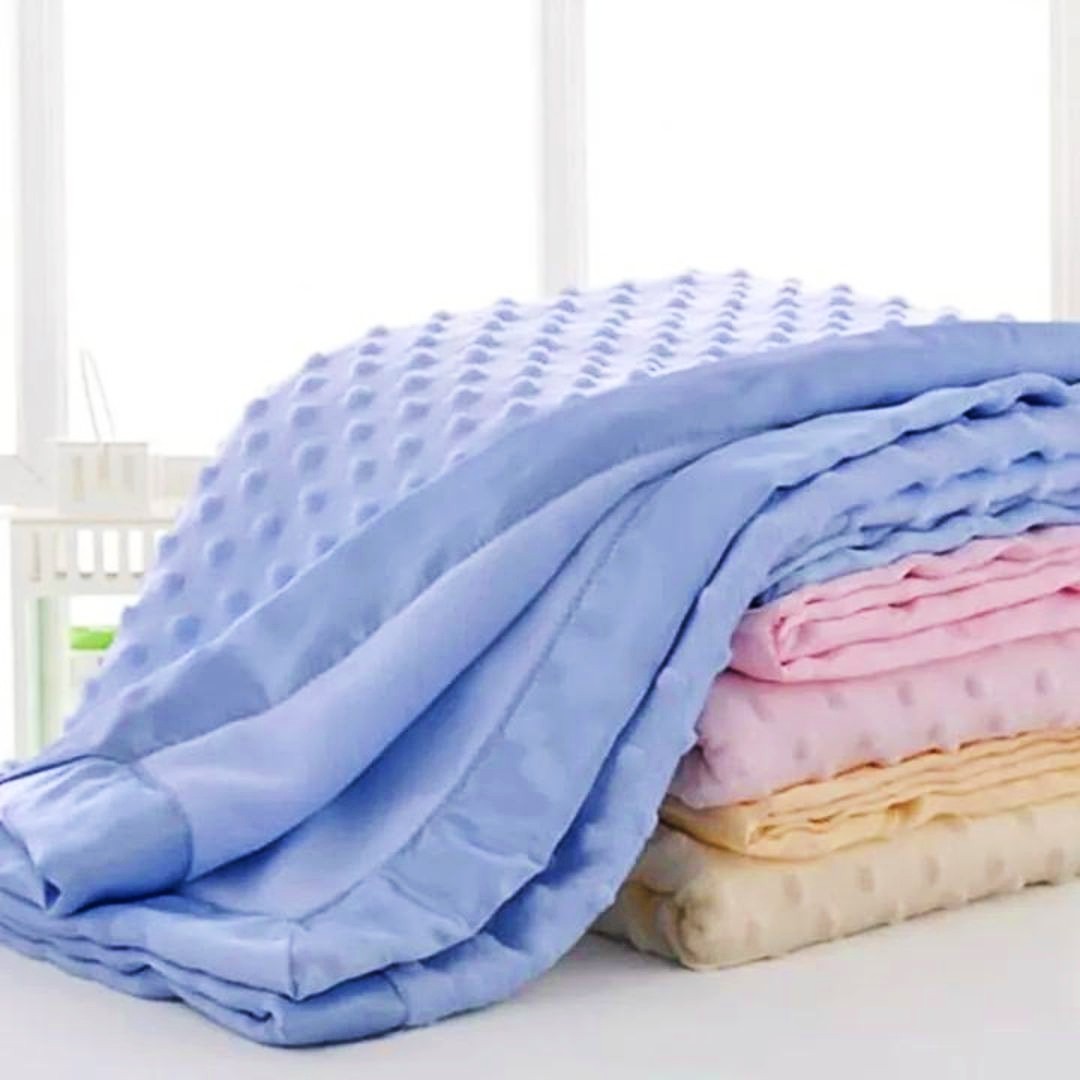 Newborn Baby Soft Dotted Blanket