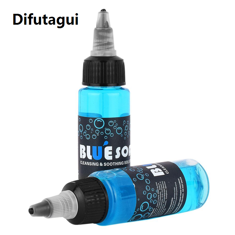 Difutagui New specials 1PCS Microblading 40ml Blue Soap Cleaning Soothing Solution Tattoo Studio Supply Tattoo Accessories Tattoo Cleaning Supplie
