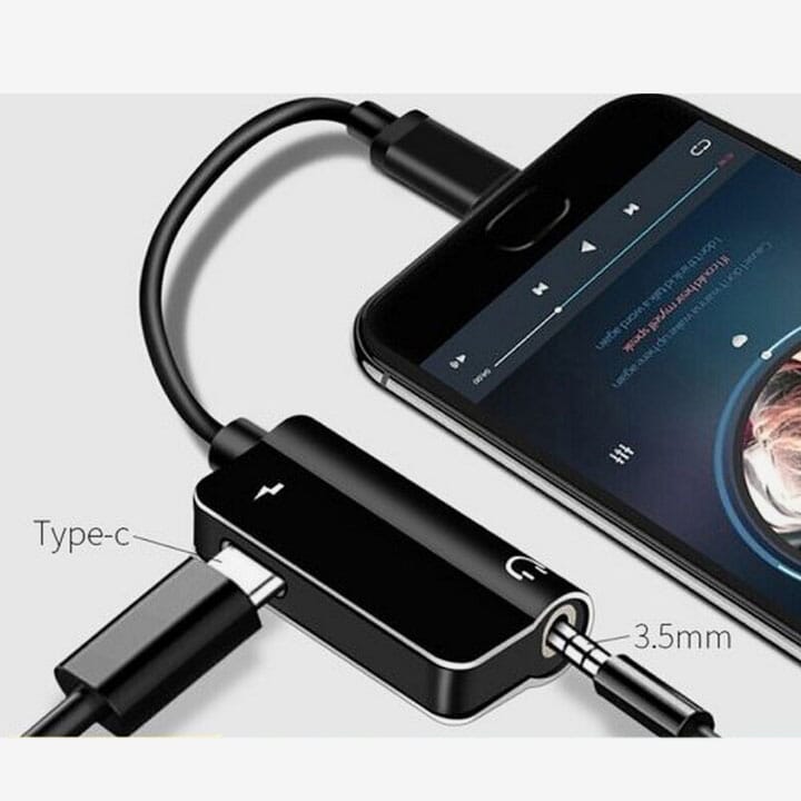 Type C To 3.5mm Female Audio Jack Headphone Cable Adapter.