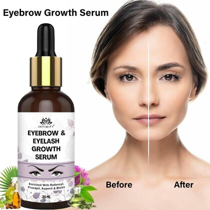 Eyebrow & Eyelash Growth Serum With Bhringraj Oil and Biotin 30ml