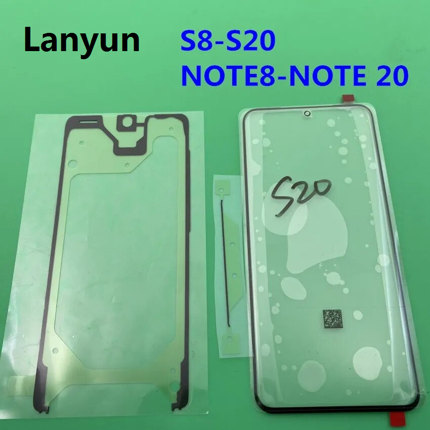Lanyun Replacement External Glass FOR Samsung Galaxy S8 S9 S10 S20 S21 2025 NOTE 10 20 Ultra PLUS LCD Display Touch Screen Front Glass Lens