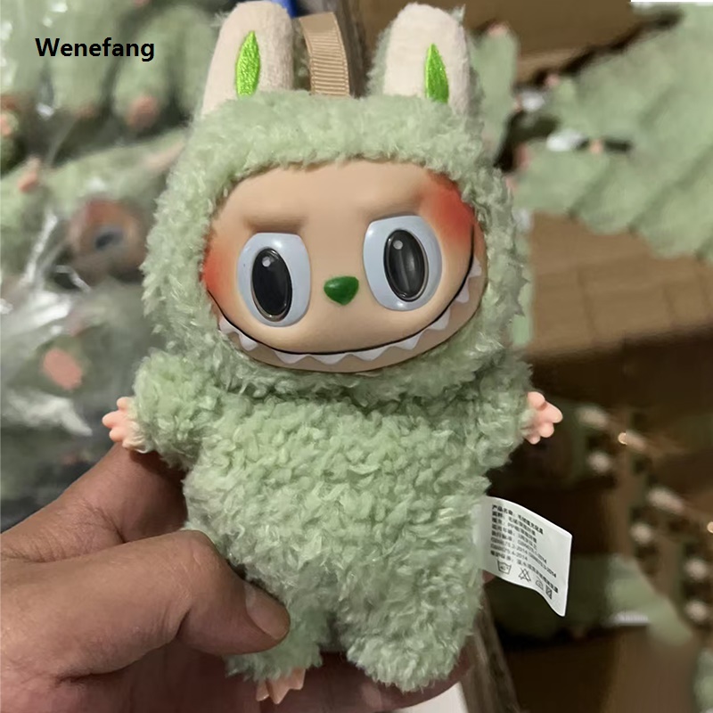 Wenefang New Labubu The Monsters Heartbeat Macaron Enamel Face Blind Box Luxury Pvc Figurine Tabletop Ornament Kawaii Doll Kid christmas Gift