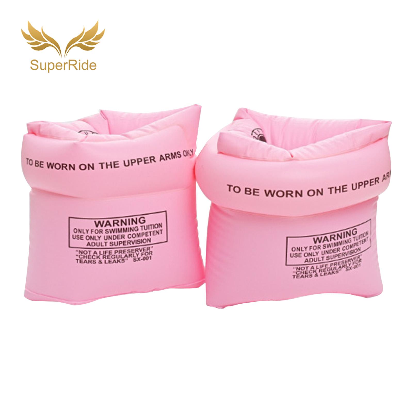 SuperRide Pvc Arm Float Inflatable Swimming Arm Bands for Adults Pool Floatation Sleeves for Men Women Water Wing Swimming Aid Equipment Adults