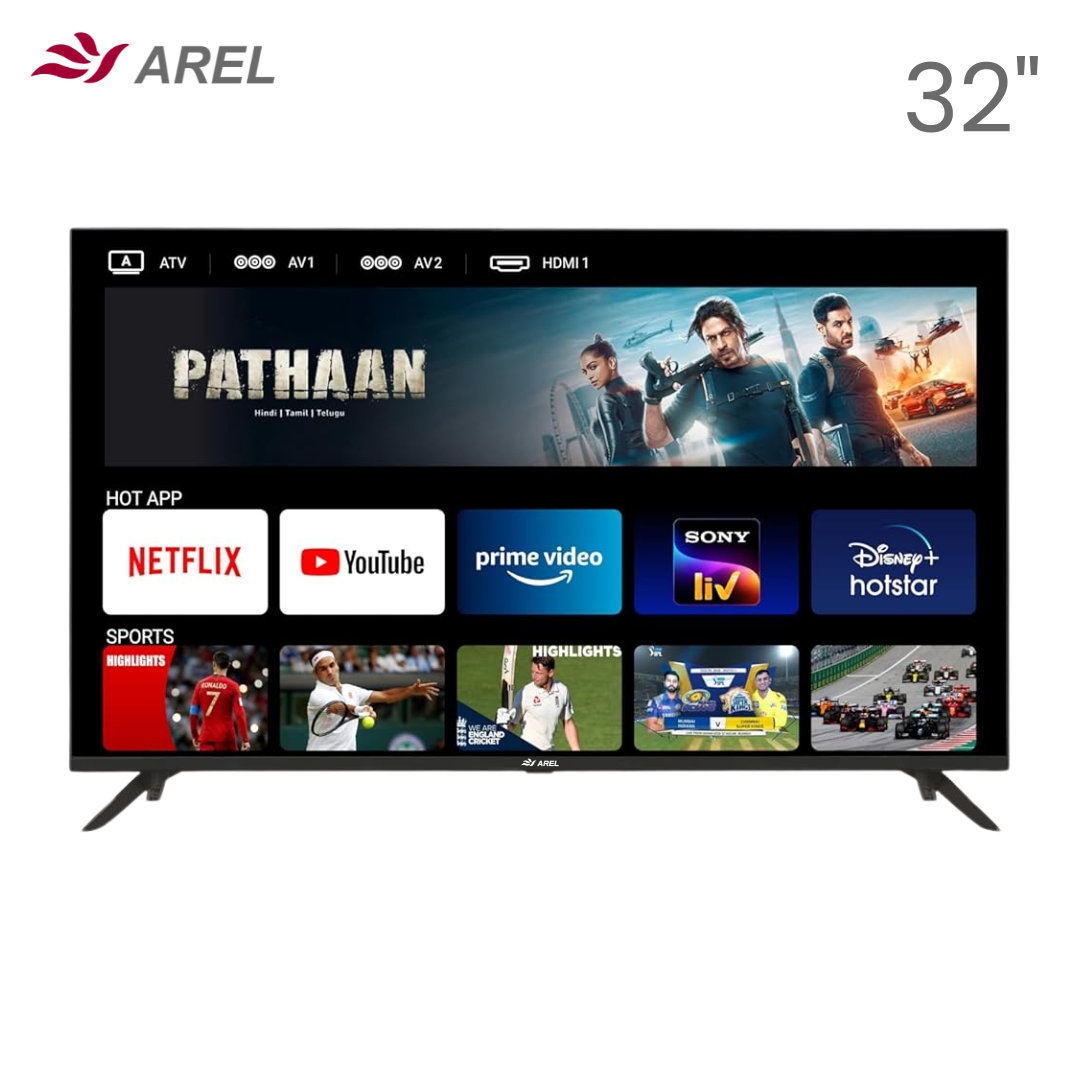 AREL 32" Smart LED TV (2024) | Android 14 | HD Ready Resolution | (32C24M)
