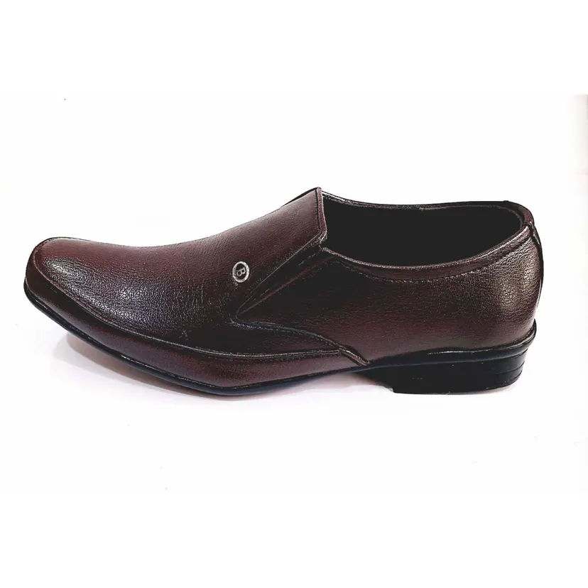 Classic Brown Slip On Shoes For Men