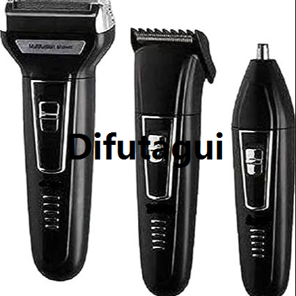 Difutagui Geemy GM-573 3 In1 Rechargeable Multi Function Special Shaver And Trimmer Professional Hair Clipper