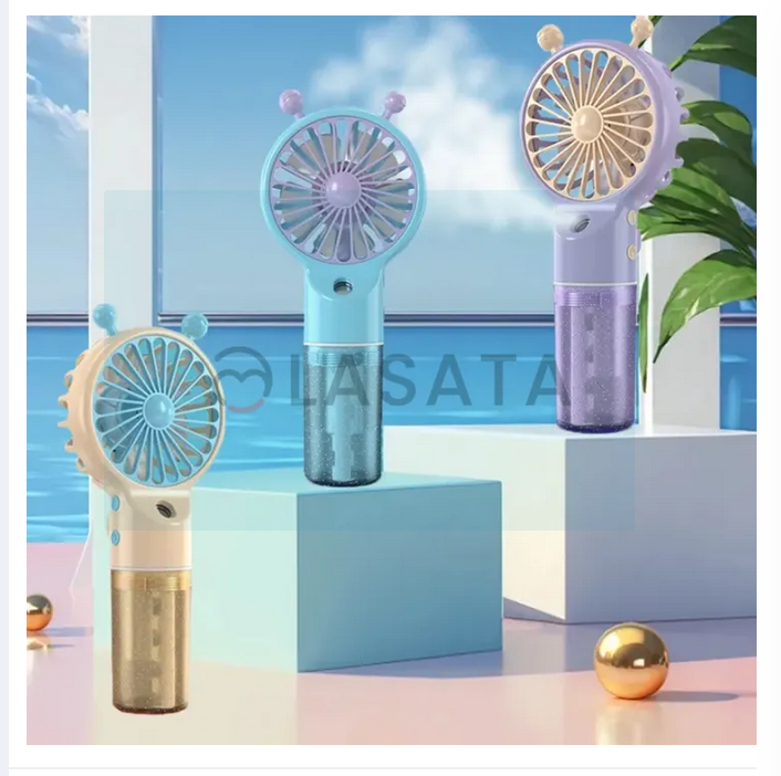 Portable Handheld Misting Fan, Personal Mister Sprayer Fan Spray, Cooling, Make-up Fan, Noiseless Humidity Handheld Fan, Multipurpose Mini Fan USB fan USB Rechargeable