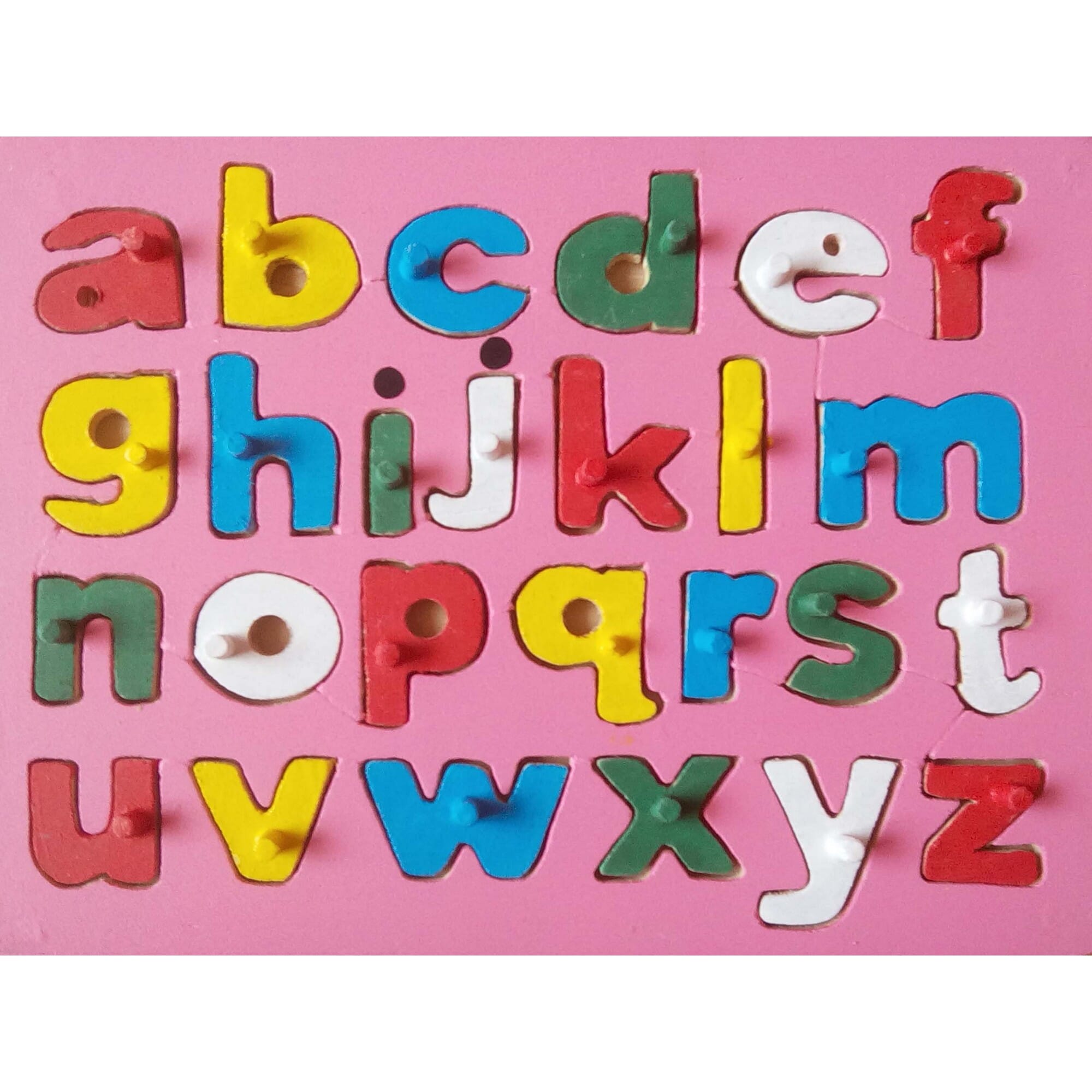 a b c Small English Alphabets Board Puzzel