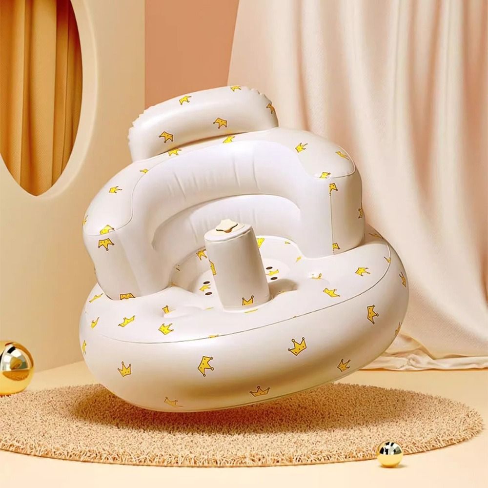 Portable Cute Design Baby Sofa Sitting Training Household Inflatable Sofa Folding Outdoor Baby Chair Seat for Kids