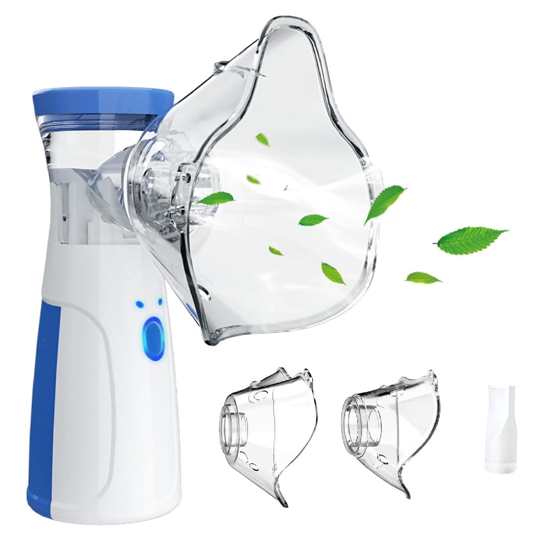 Fast-Acting Portable Mesh Nebulizer - Silent Respiratory Care for Easy Breathing Anytime