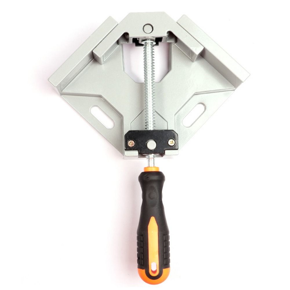 Practical Aluminum Alloy 90° Swing Jaw Corner Clamp Woodworking Tool DIY Projects Right Angle Fixing Clip 68mm Max Clamping Right Angle Clamp Photo