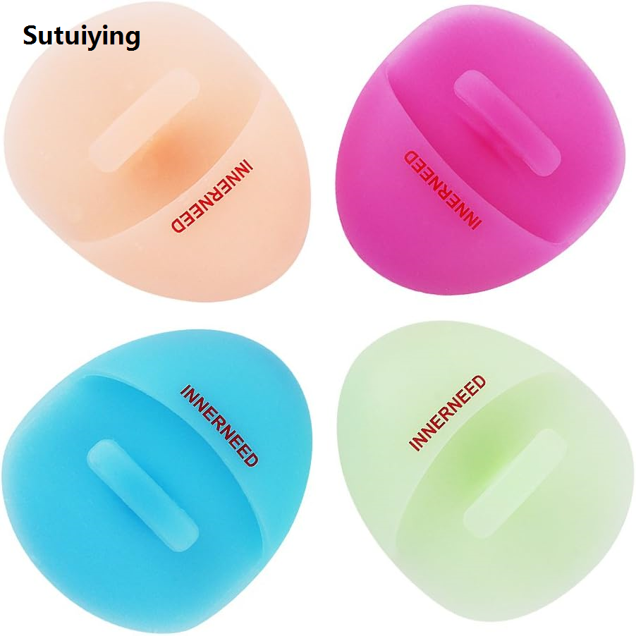 Sutuiying Super Soft Silicone Face Cleanser and Massager Brush Facial Cleansing Hot Selling Brush Handheld Mat Scrubber for Sensitive, Delicate