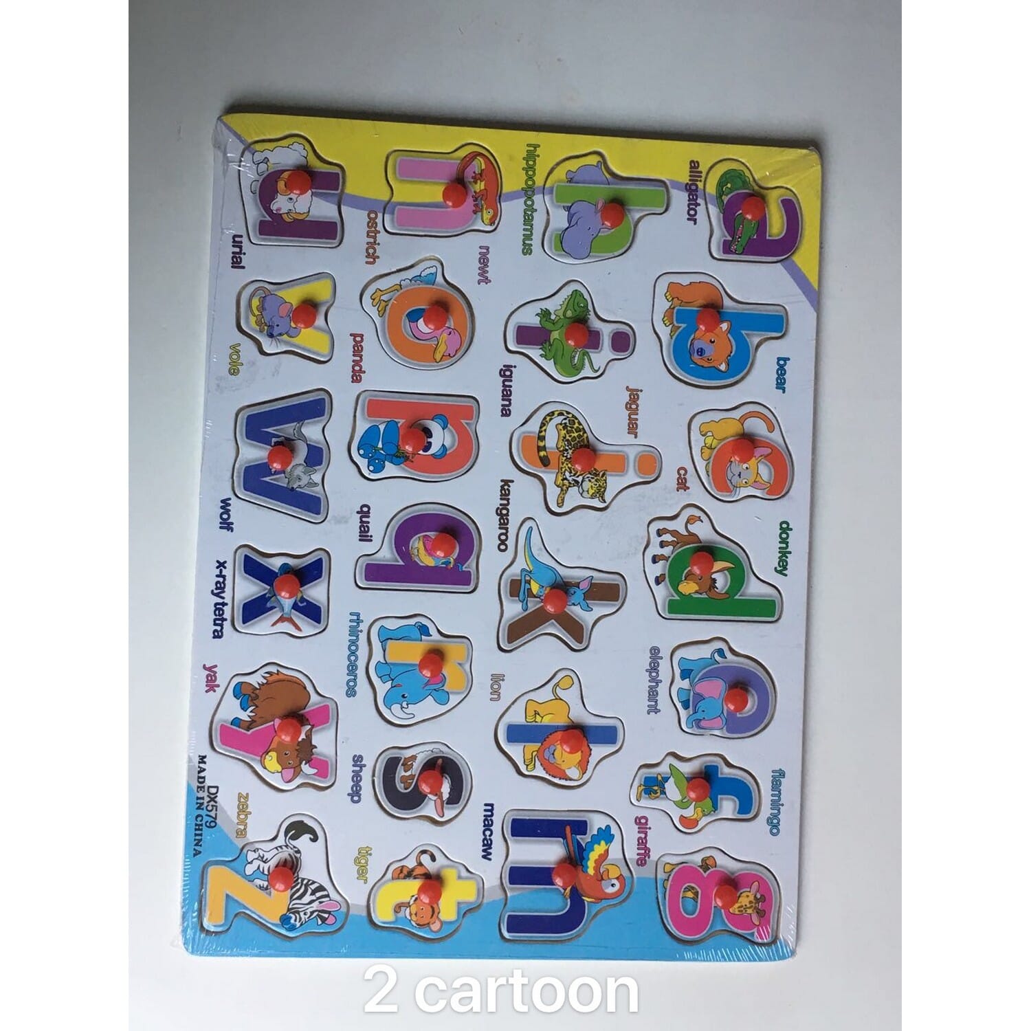 Wooden Puzzle Small English Alphabets (abc)