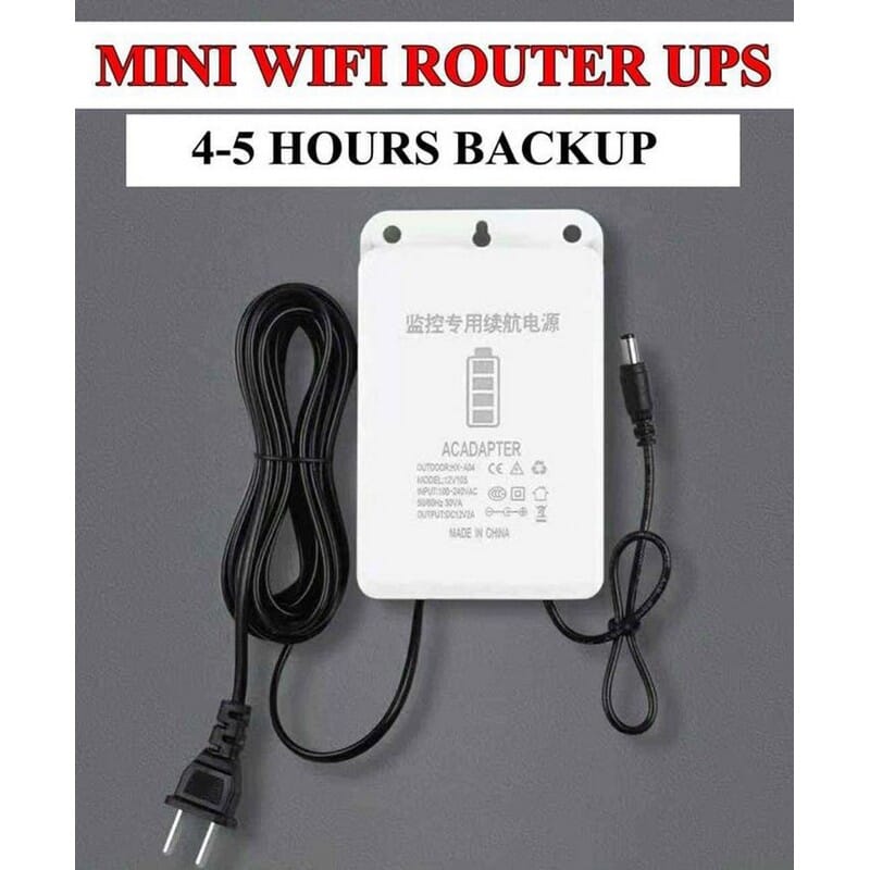 UPS For WiFi Router 12V- 4-5 Hrs