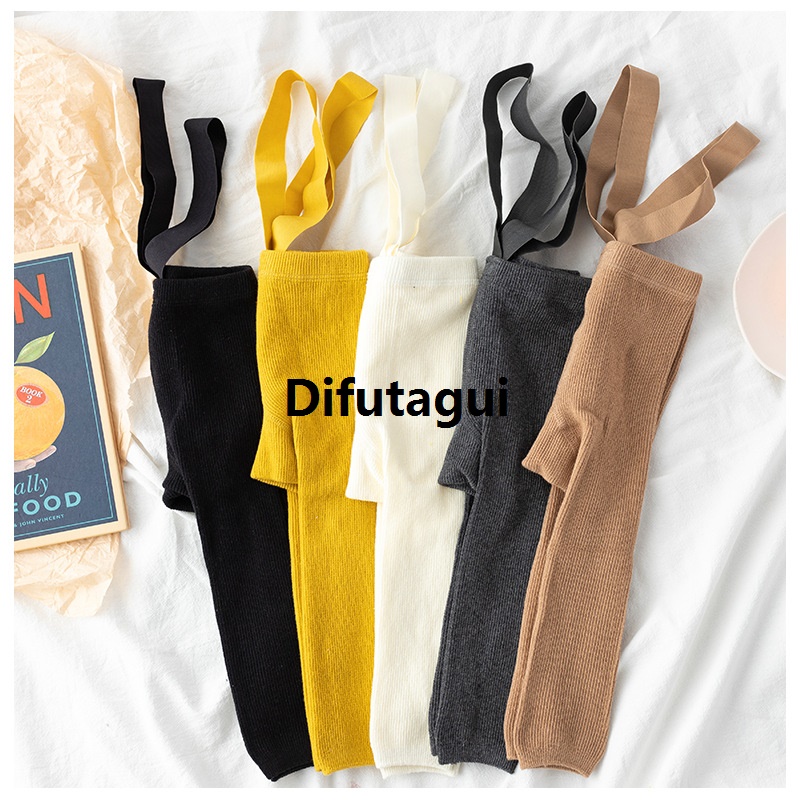 Difutagui Soft Cotton Baby Suspender Leggings Tights Newborn Toddler High Waist 2025 Elasticity Solid Pantyhose Spring Clothes Accessories 0-2Y