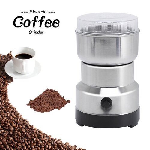 Coffee Grinder Electric Mini Coffee Bean Nut Grinder Coffee Beans Multifunctional Home Coffee Machine Kitchen Tool Eu Plug