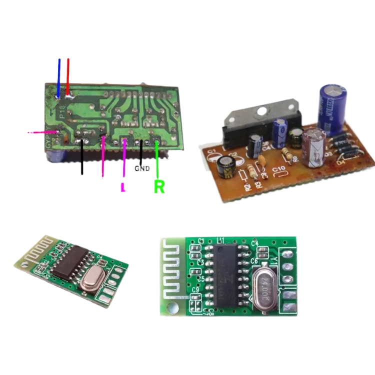Audio Amplifier Board 6283 IC Model Simple Wiring With Bluetooth Module Audio Receiver