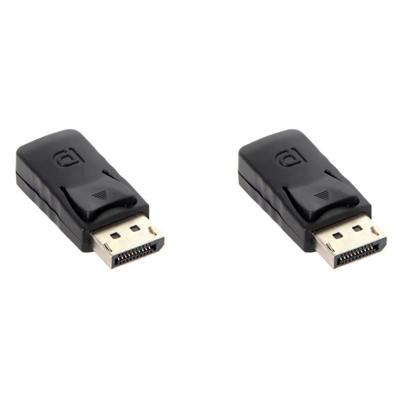 (GGBR)-2Pcs 4K Displayport Dummy Plug DP Virtual Display Adapter Graphics Video Card Cheater EDID Headless Ghost Emulator
