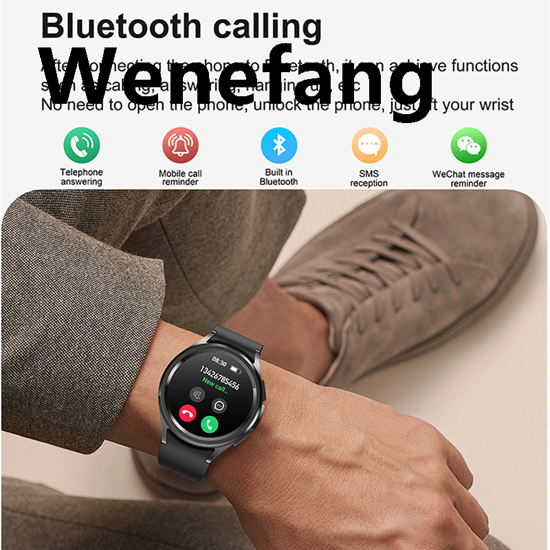 Wenefang 2024 New For Samsung Galaxy Watch 6 Classic Smart Watch Women Men 2025 New Sports Fitness Health Waterproof Bluetooth Call Smartwatch