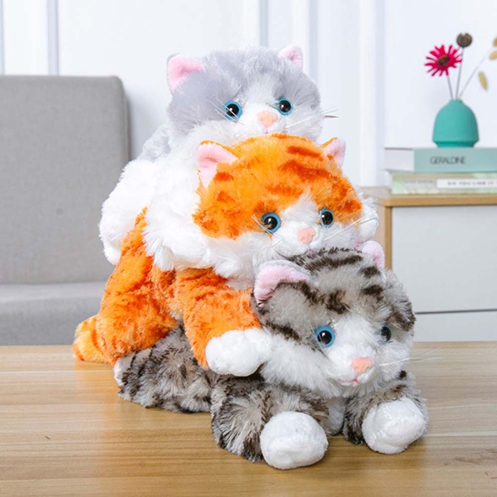 Knee Pillow Cartoon Home Decoration Kitten Pillow Appease Soft Sleep Pillow Simulation Cat Stuffed Cat
