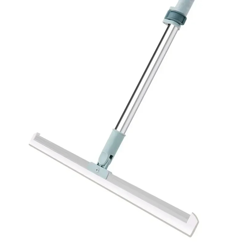 Adjustable Magic Silicone Broom 50Cm Wide with Stainless Steel Handle | 2-in-1 Floor & Glass Scrapping | Wet & Dry Cleaning Tool