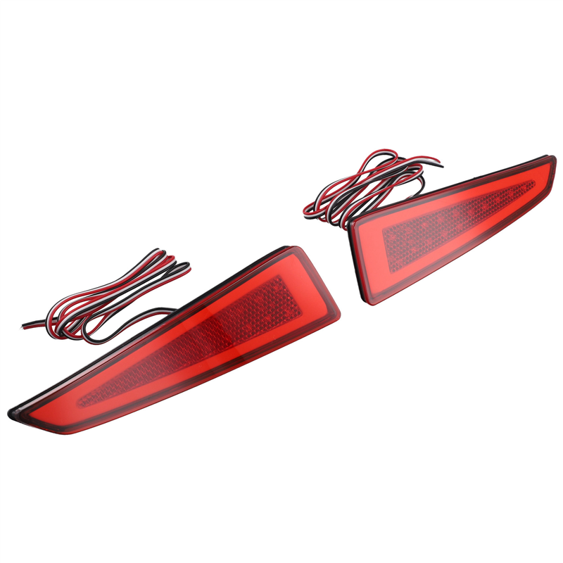 LED Rear Tail Light Bumper Brake Light Reflector Fog Lamp Red
