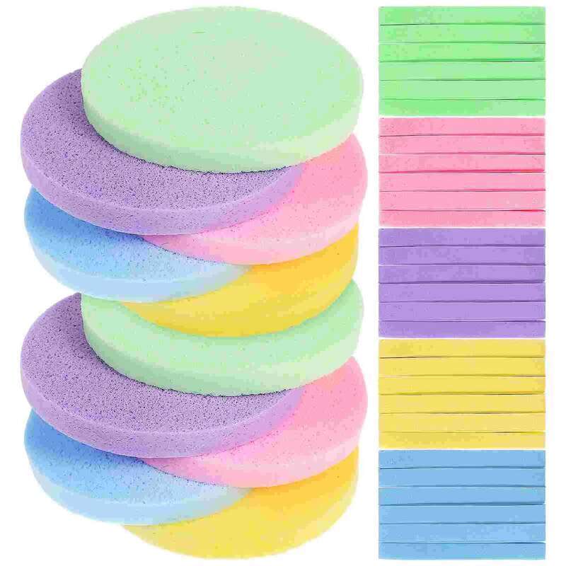 120 pcs/set Cleansing Estheticians Compressed Makeup Facial Sponge Round Wash Face Sponges