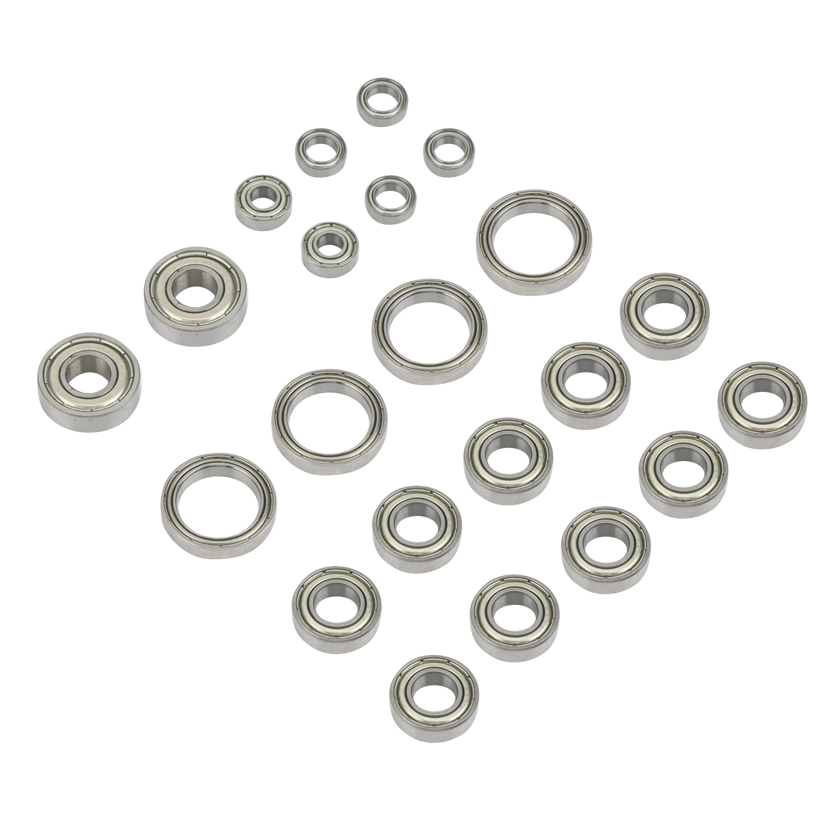 LKPCIGCXM 22PCS Ball Bearing Kit for 1/8 Arrma Kraton Talion Senton Outcast Notorious 6S RC Car Upgrade Parts