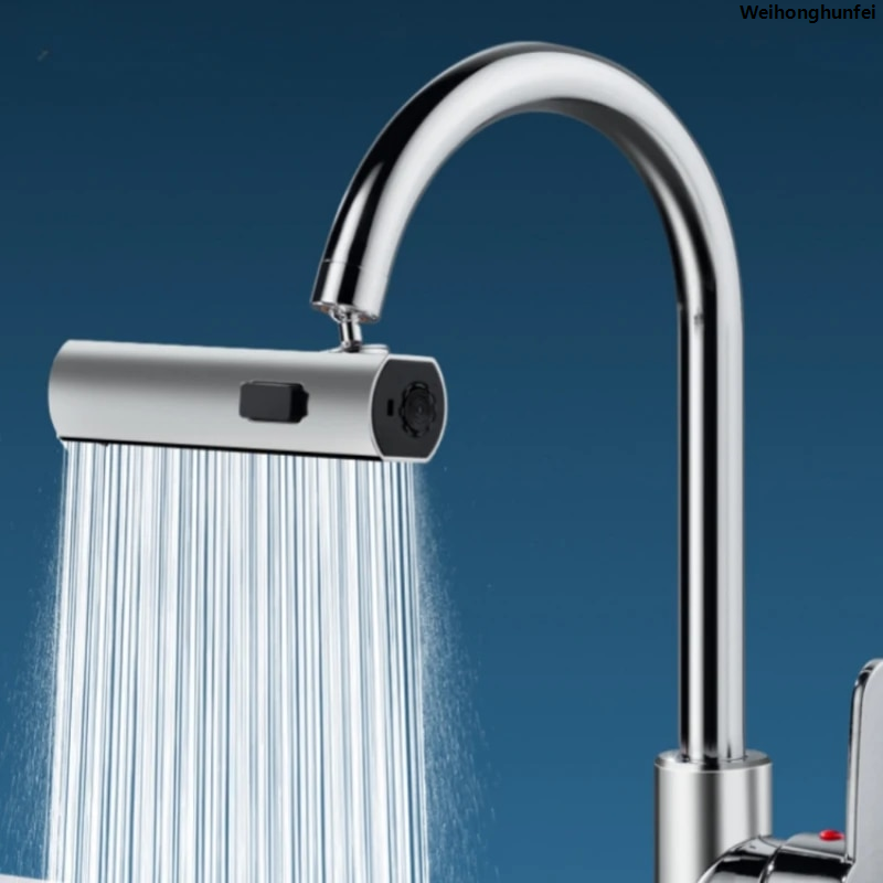 WeihonghunfeiSales promotion Kitchen faucet splash-proof waterfall water universal rotary bubbler booster extension nozzle connector