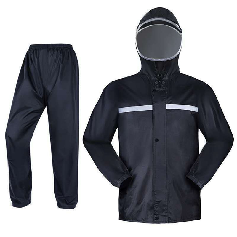 Rainproof Mask Raincoat Outdoor Work Hiking Cycling Fishing Raincoat Rain Gear for Men Waterproof , XL 1 Piece