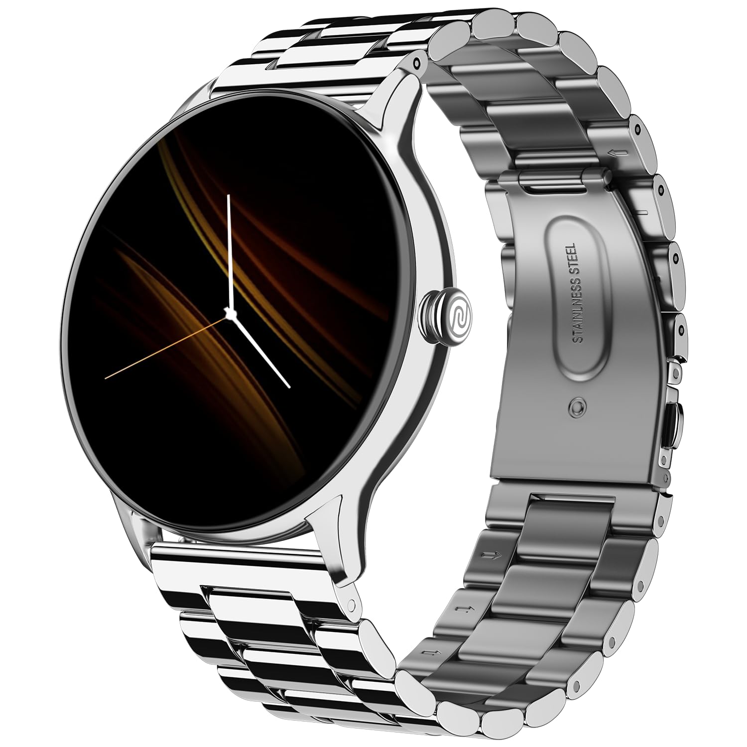 Noise Twist Go Round dial Smartwatch with BT Calling, 1.39" Display, Metal Build, 100+ Watch Faces, IP68, Sleep Tracking, 100+ Sports Modes, 24/7 Heart Rate Monitoring (Black Link)