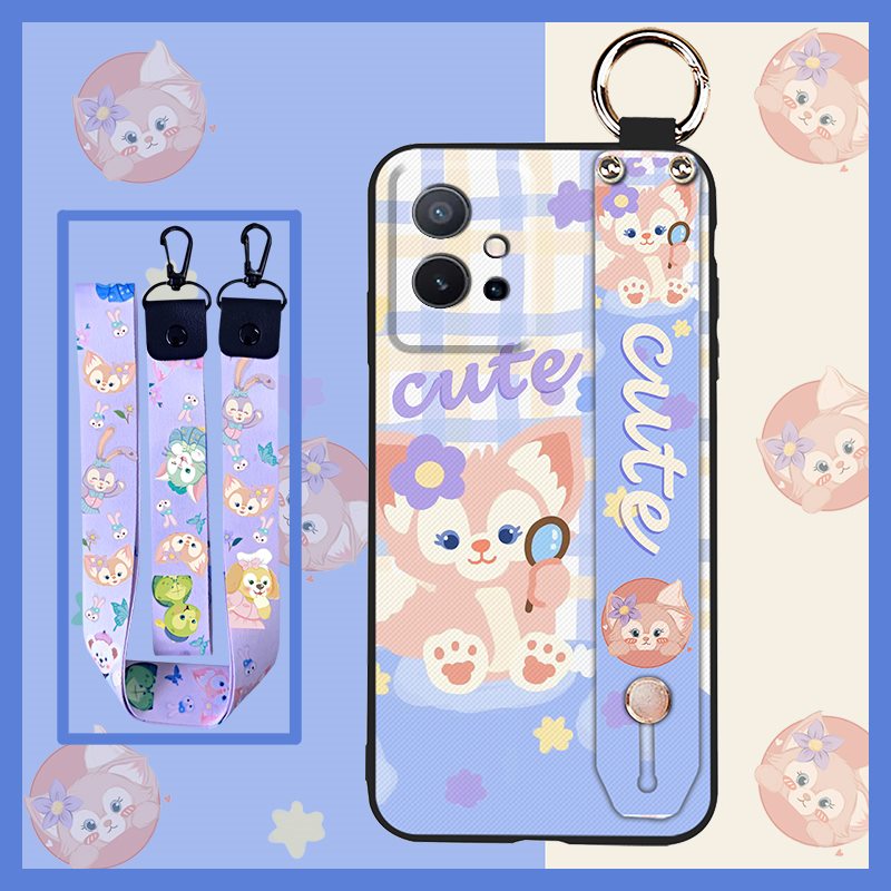 Cute Cartoon Phone Case For VIVO Y75 5G Global/T1 5G India/Y55 5G Global/Y33S 5G China ring Durable protective Soft case