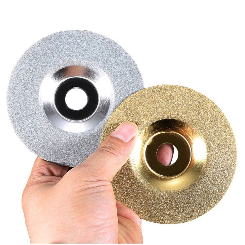 1Pcs Durable Angle Grinder Accessories Diamond Grinding Wheel for Stone Glass Rotary Tool Diamond Cutting Disc 2 In 1 Abrasive Polishing Disc