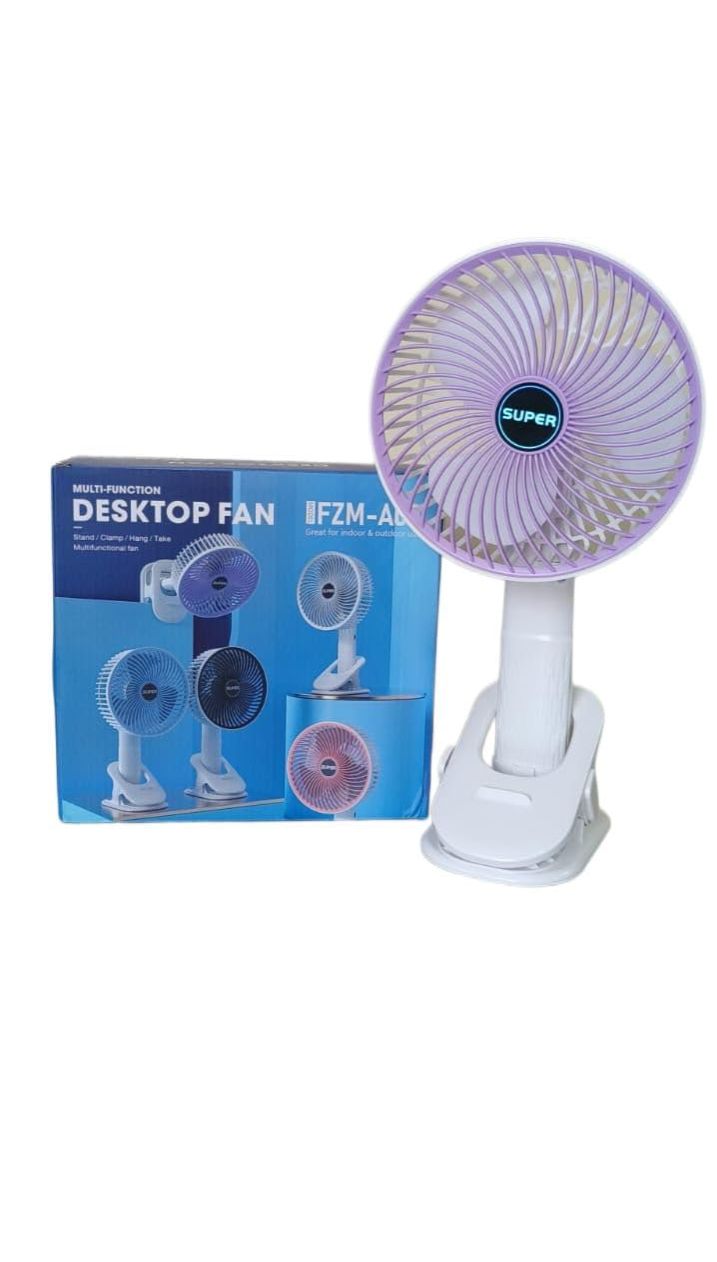 Portable Folding USB Rechargeable Mini Fan - Silent Desktop Fan
