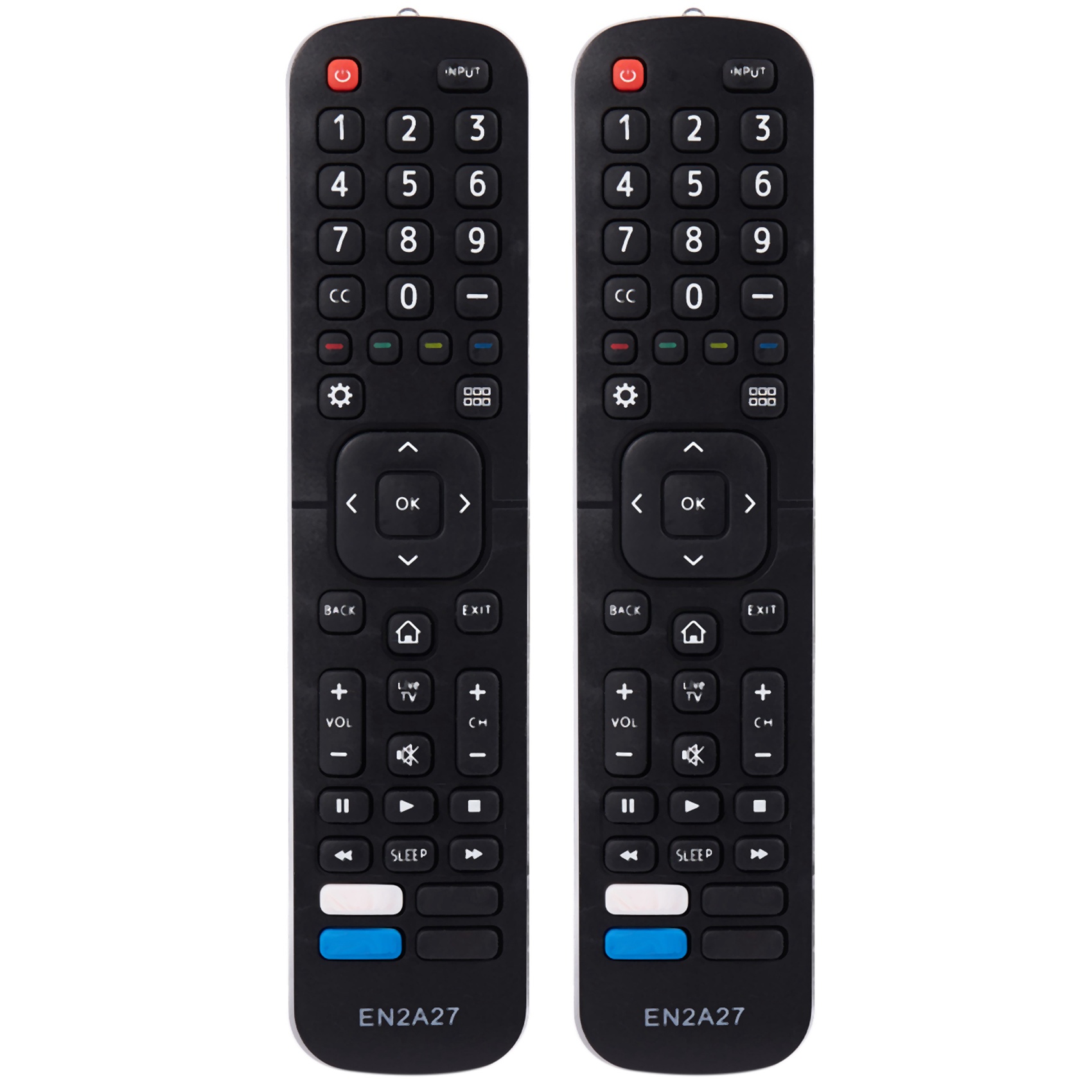 NAMUNY 2X Smart Tv Remote Control Replacement for Rc3394402/ 3139 238 29621 50K321Uwt 55K321Uwt Remote Controller