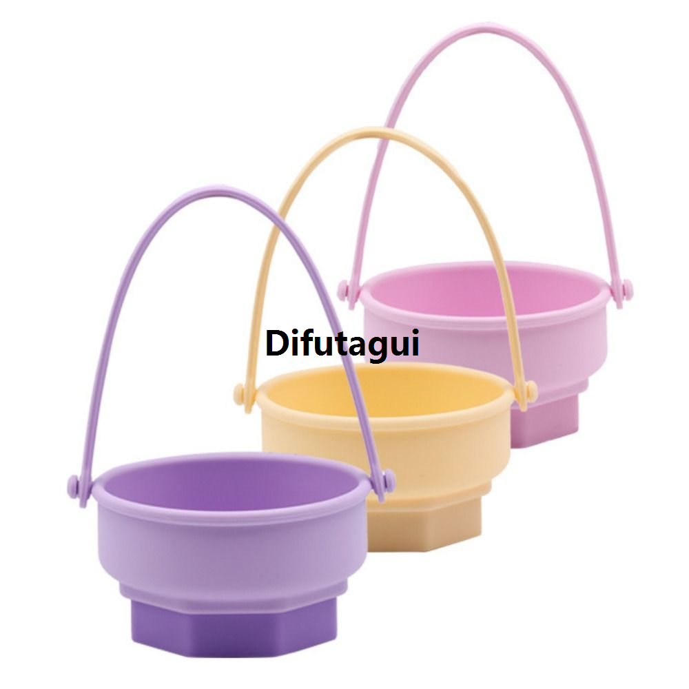 Difutagui Portable 3 in 1 Makeup Brush Cleaner Mat Silicone Hangable Luxury Cleaning Tool Organizer Multipurpose Drying Shelf