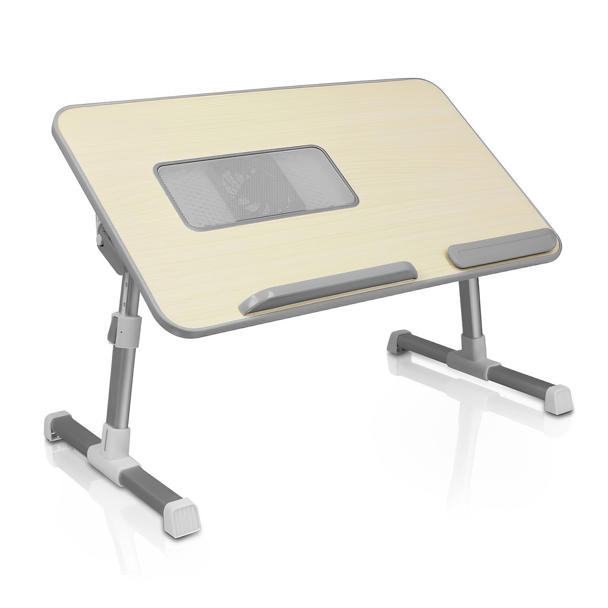 Adjustable, Foldable, Ergonomic, Laptop Cooling Table with Cooling Fan (Standing Desk, Sofa/Couch Tray, Floor)